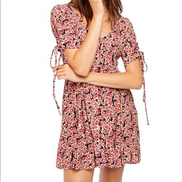 🎉Host pick!🎉{Free People} lace up mini dress - Picture 4 of 11